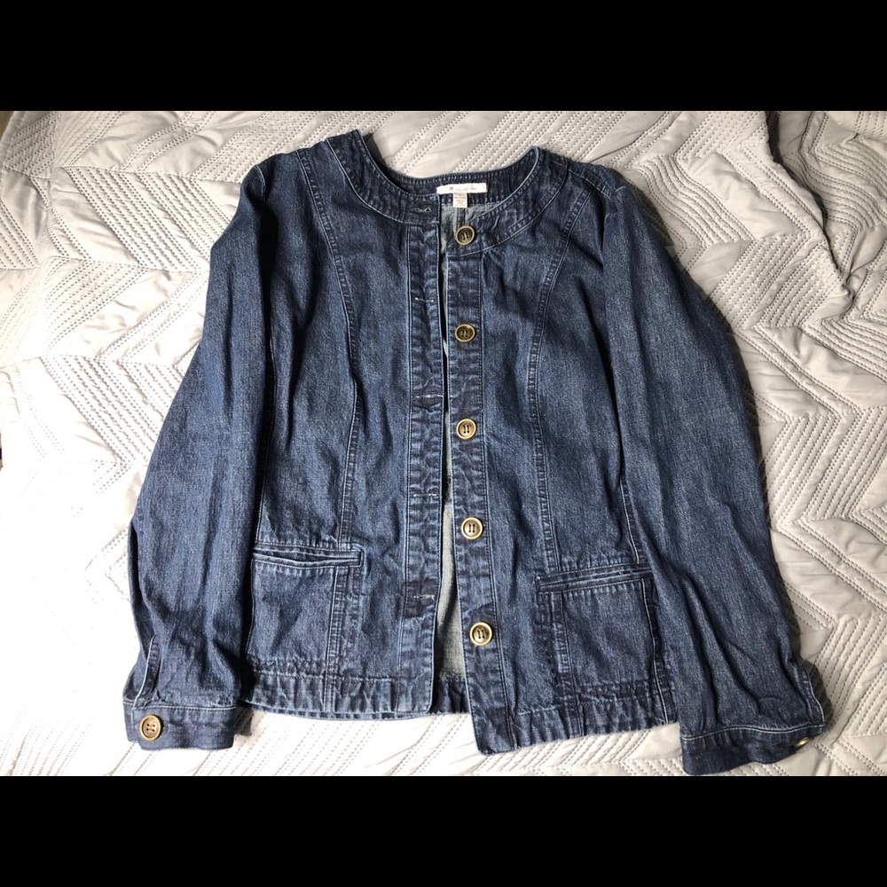 JM Collection Jean Jacket, Perfect Oversided Look